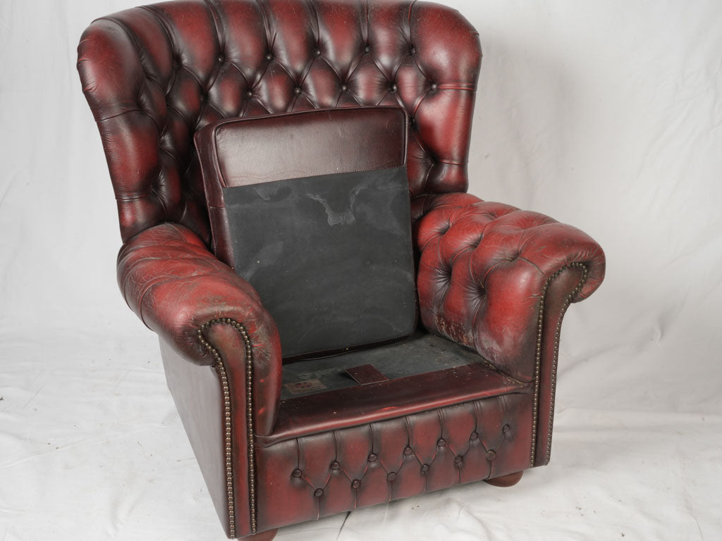 Vintage Leather Chesterfield Seating