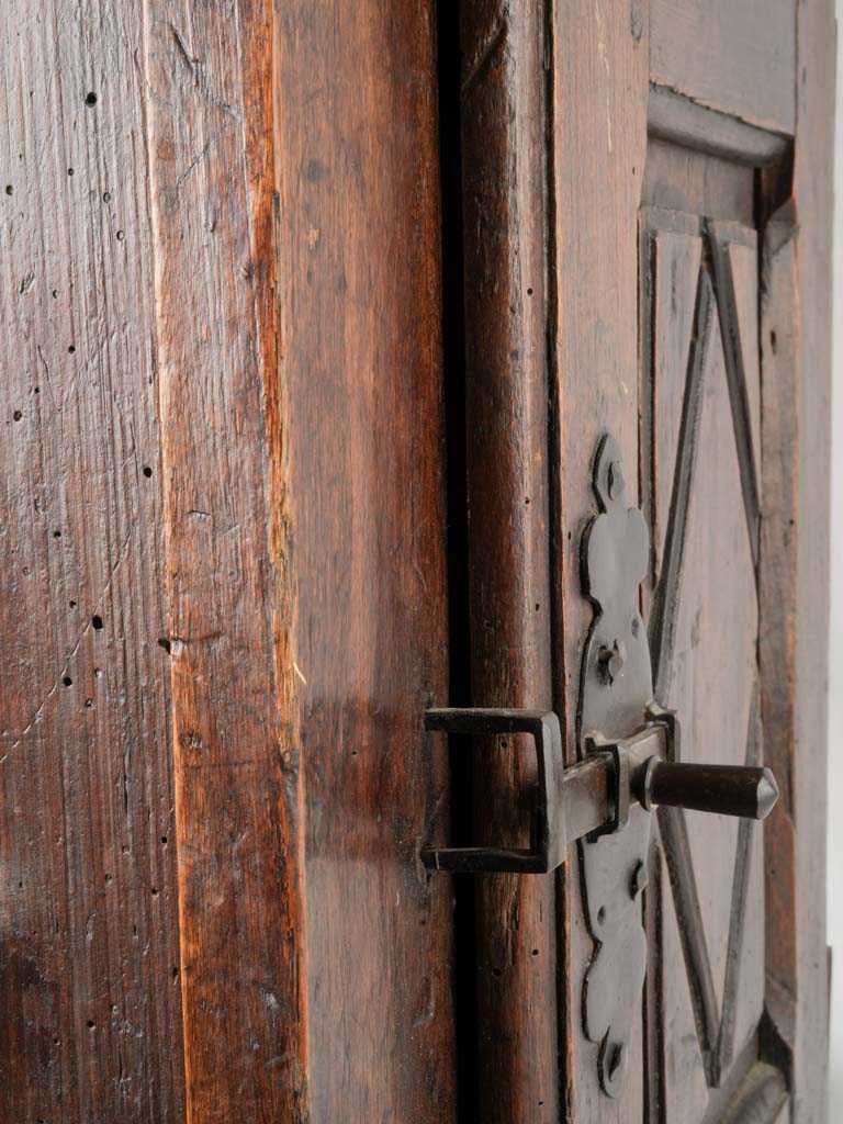 Patinated walnut lectern France 1700s