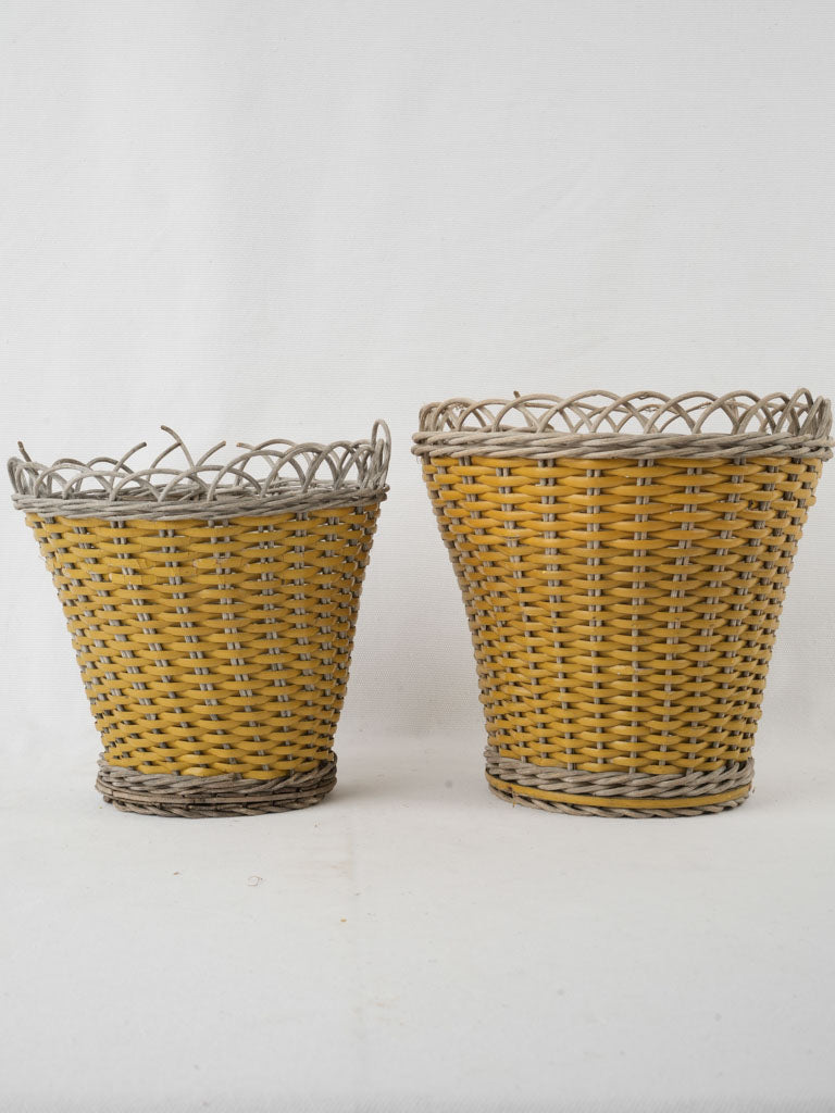 Weathered, Petite Waste Paper Baskets