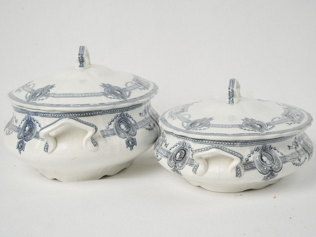 Classic French ceramic Louis XVI dinner set