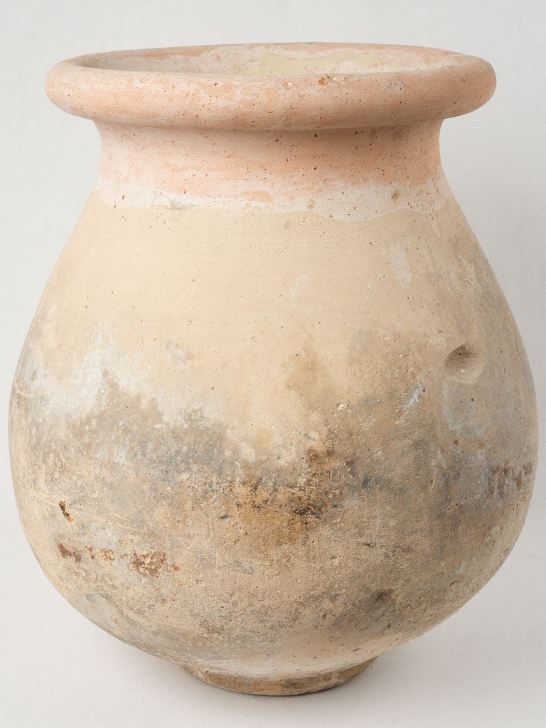 Vintage French Terracotta Biot Oil Jar