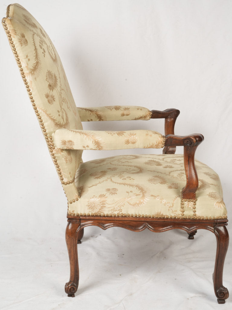 Antique walnut carved chair