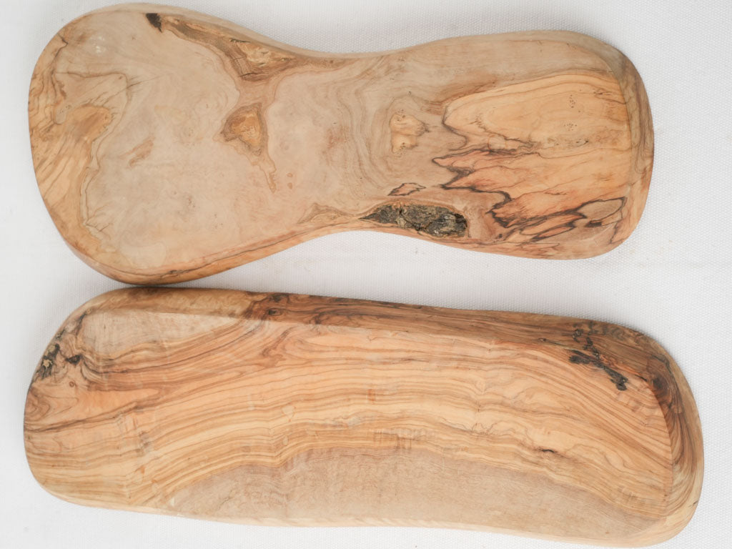 Farmhouse-style olive wood kitchenware