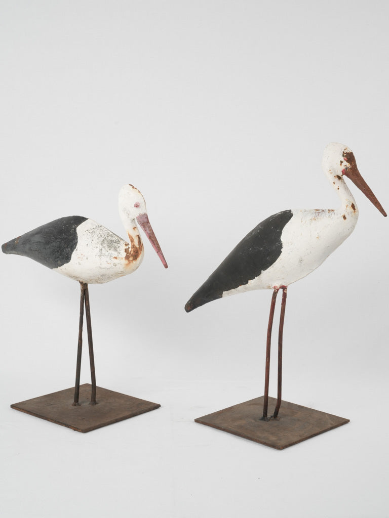 Vintage, maritime Alsacien stork decor