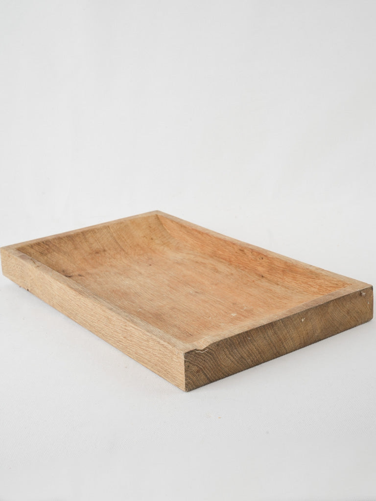 Provencal antique dual-sided wooden tray