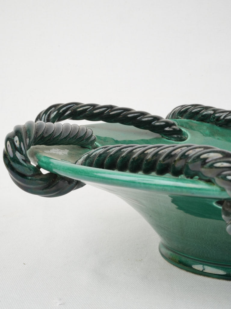 Bold Twisted Rope Ceramic Dish