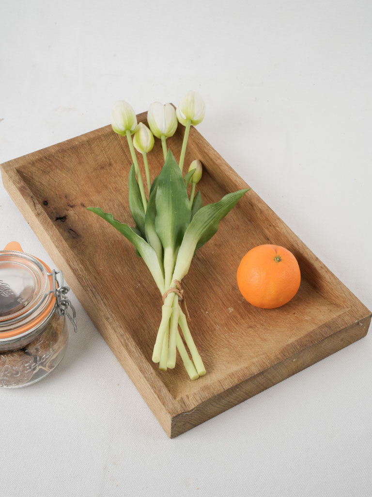 Weathered aged rectangular cutting board