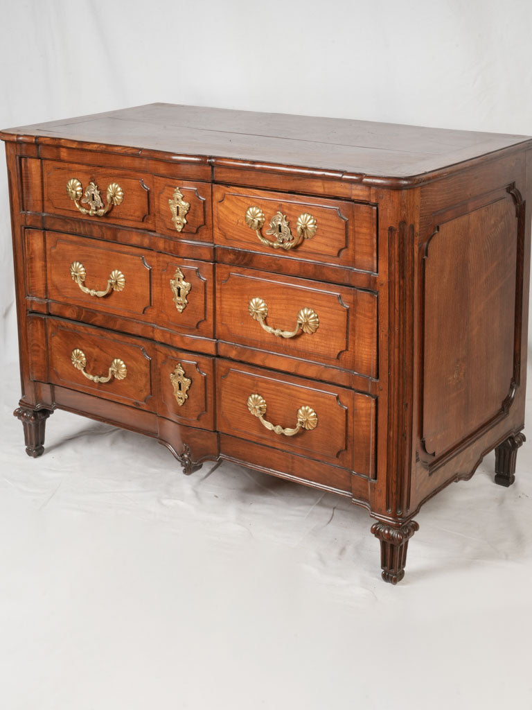 Elegant cherrywood Bordeaux commode