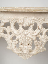 Antique White Patina Console Set