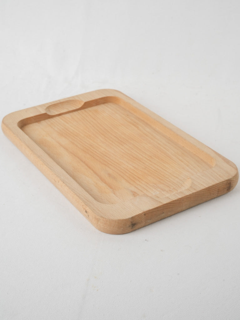 Antique wooden cutting board tray