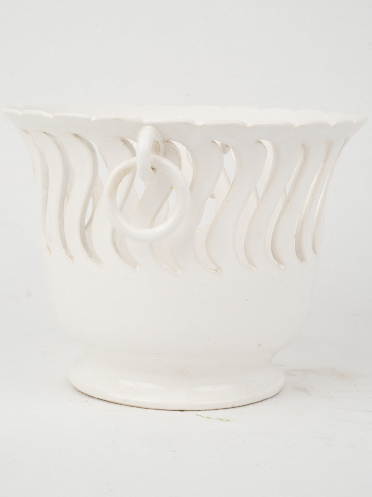 Timeless French Style White Cachepot