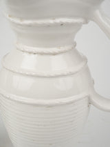 Timeless White Malicorne Ceramic Pitchers