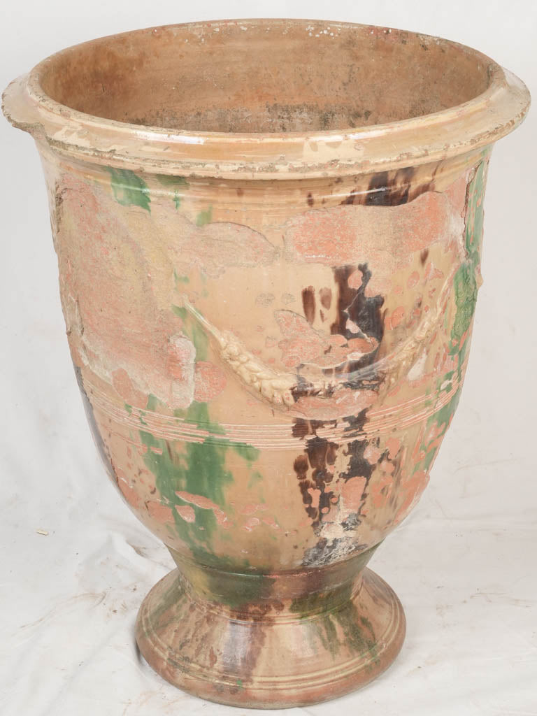 Aged patina Boisset atelier urn  