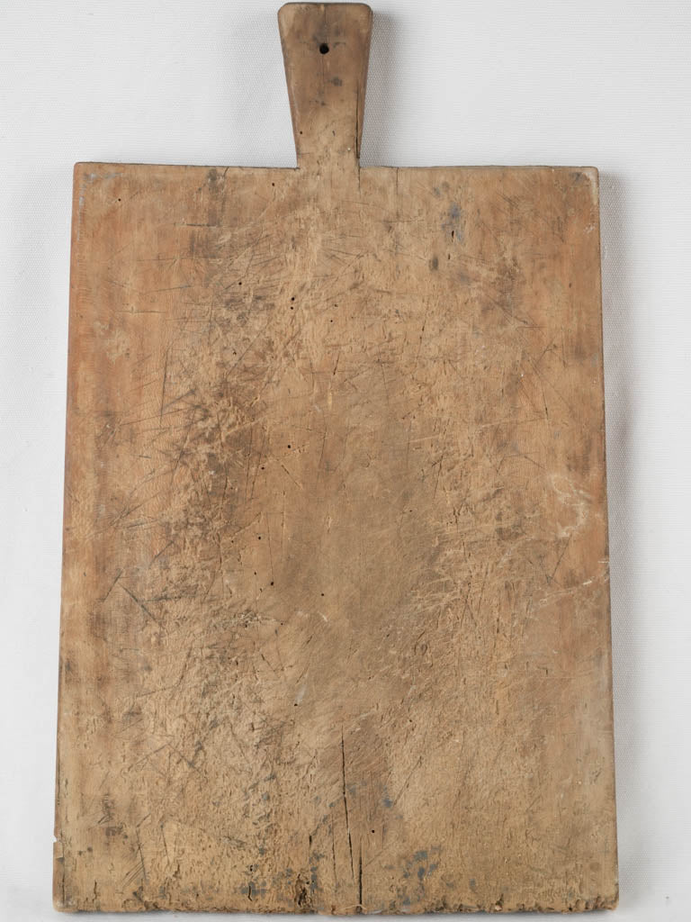 Weathered antique French wooden cutting board