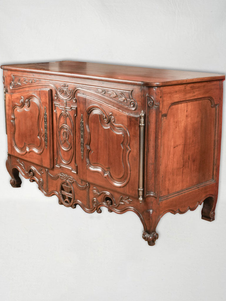 Antique Provençal walnut sideboard