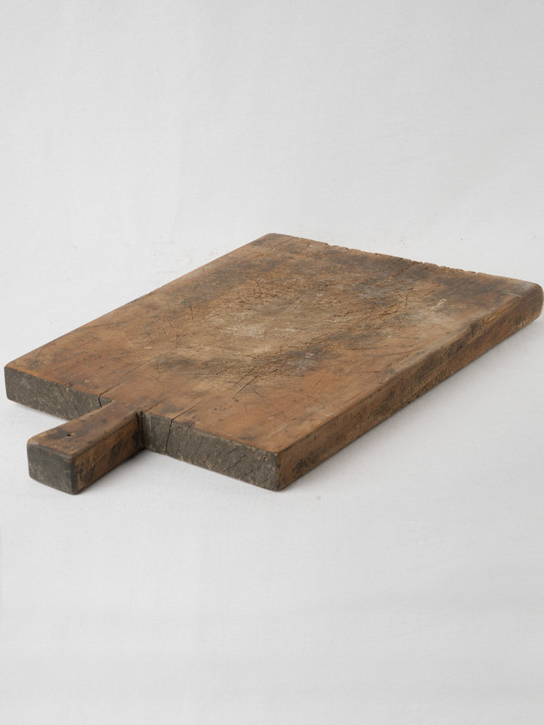 Classic weathered artisanal breadboard