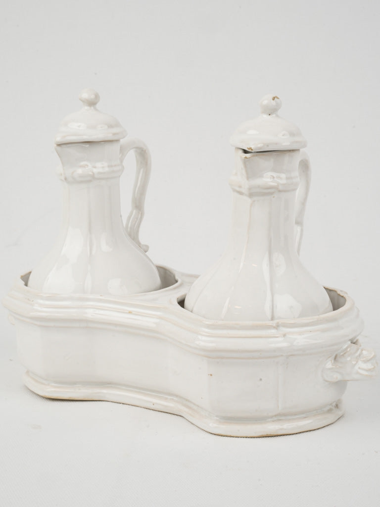 Early 20th-Century French Pottery Set