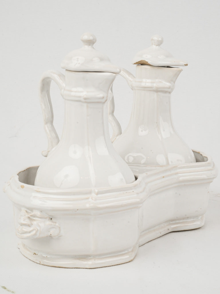 Vintage Ceramic Oil and Vinegar Service