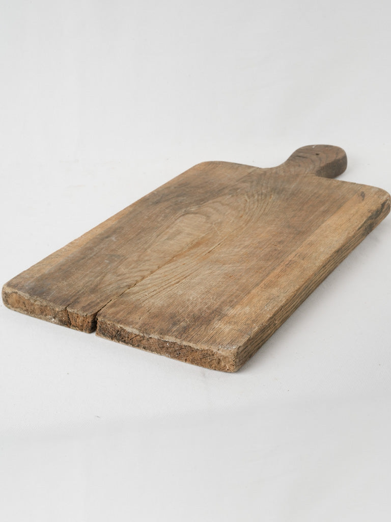 Elegant aged wood artisanal baker's board