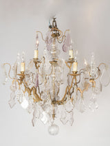 Antique Parisian crystal chandelier elegance