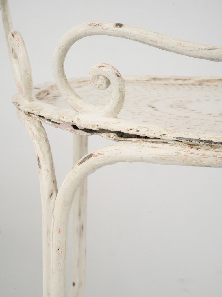 Lovely Weathered White Patina Chairs