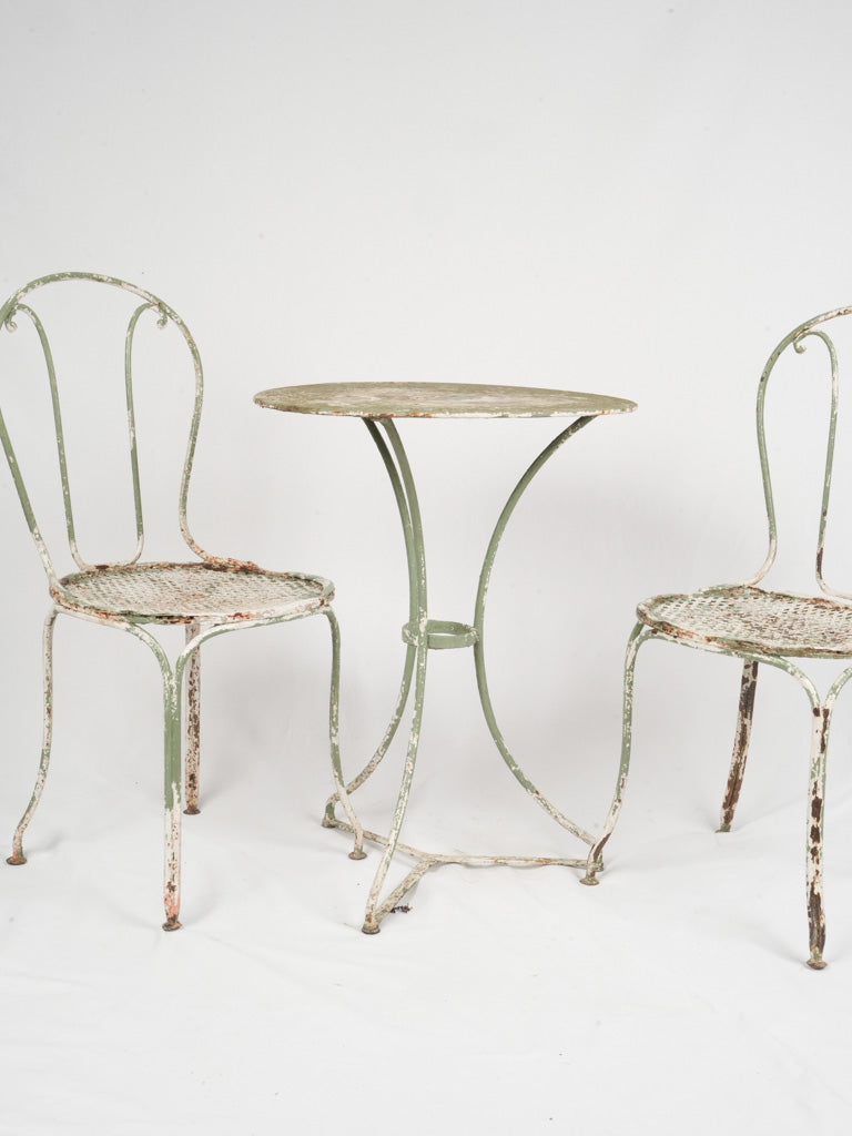 Patina, Aged, French Garden Furniture Set