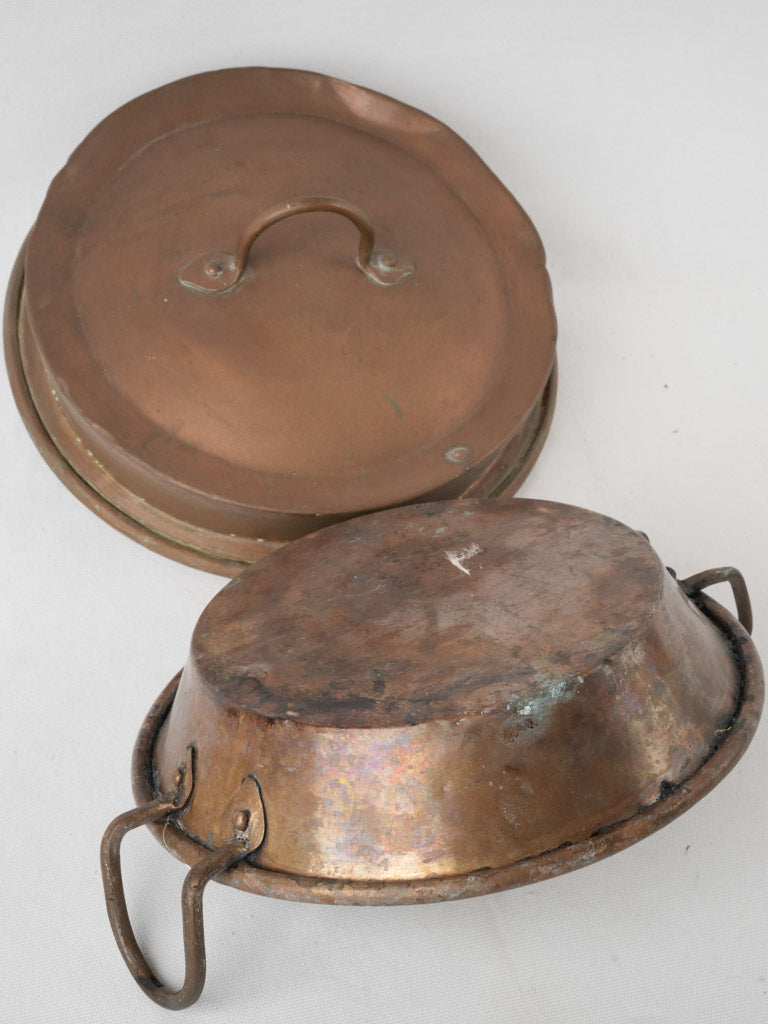 Authentic, 19th-century, French, copper, steamer