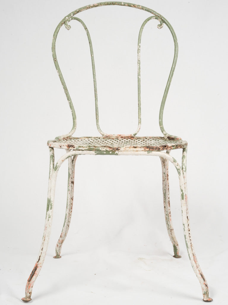 Timeworn, Delicate, Aged French Bistro Set