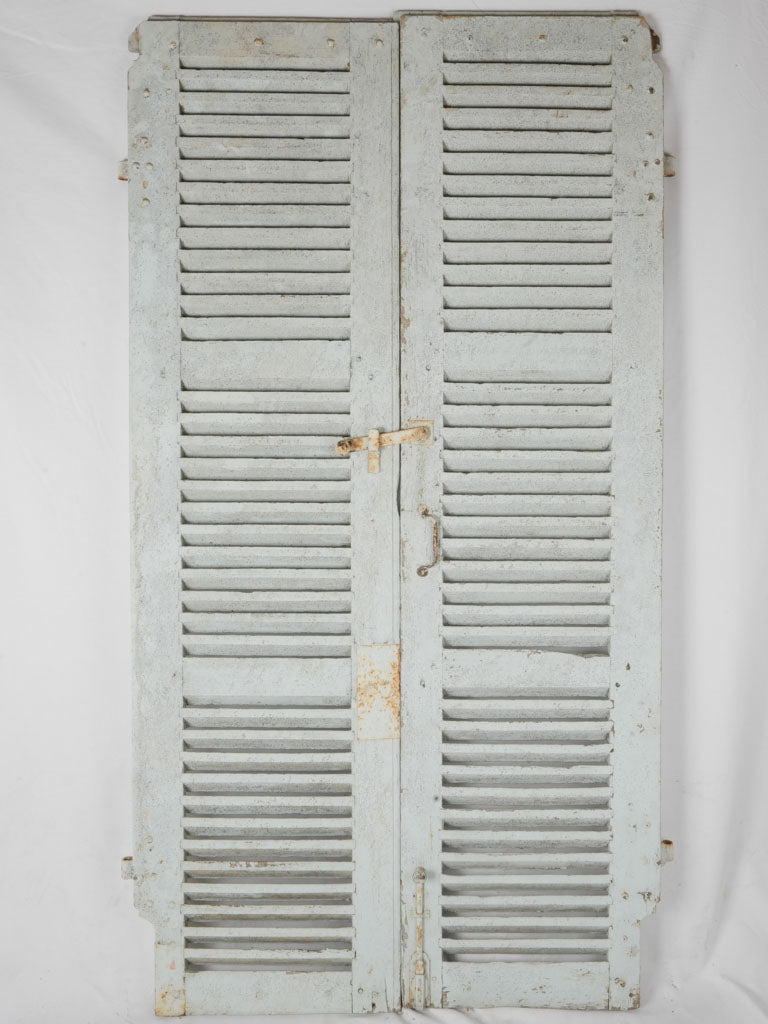 Refined craftsmanship antique shutter decor