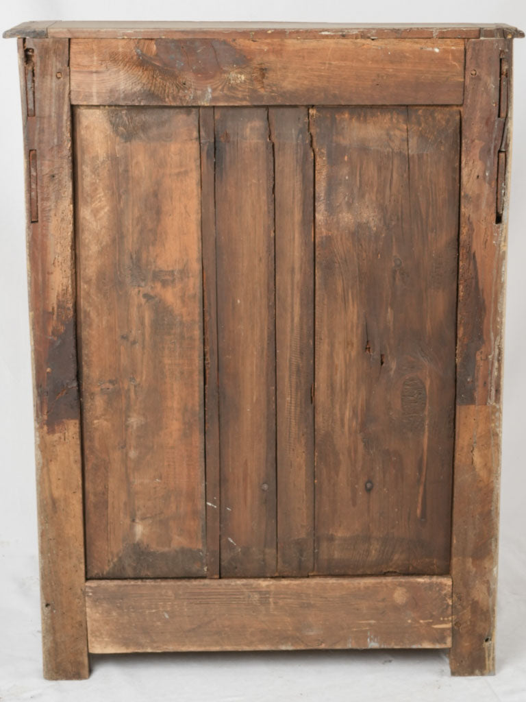 Vintage rustic French walnut writing desk