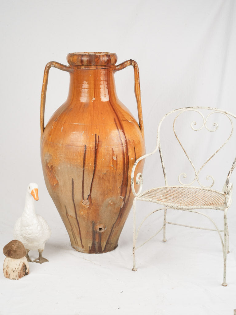 Elegant 19th-Century Puglian Capasone Amphora