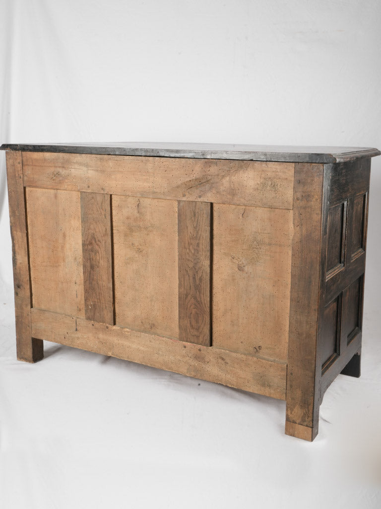 Louis XIV 3-drawer commode w/ black patina