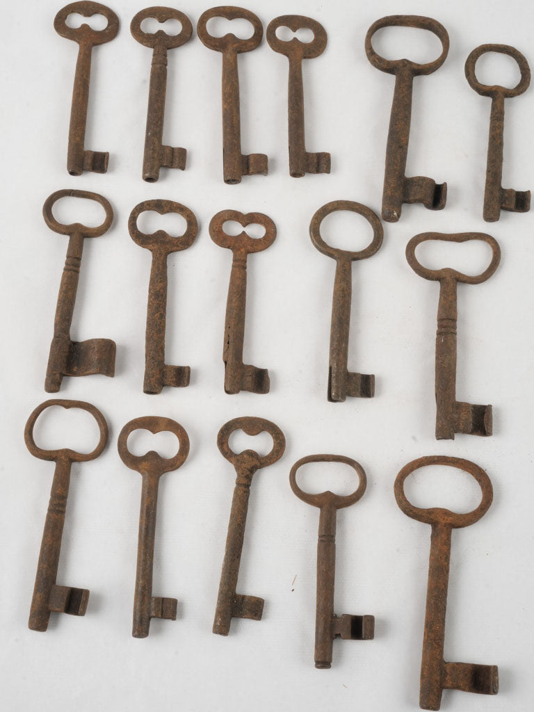 Distinctive historical ornate key selection