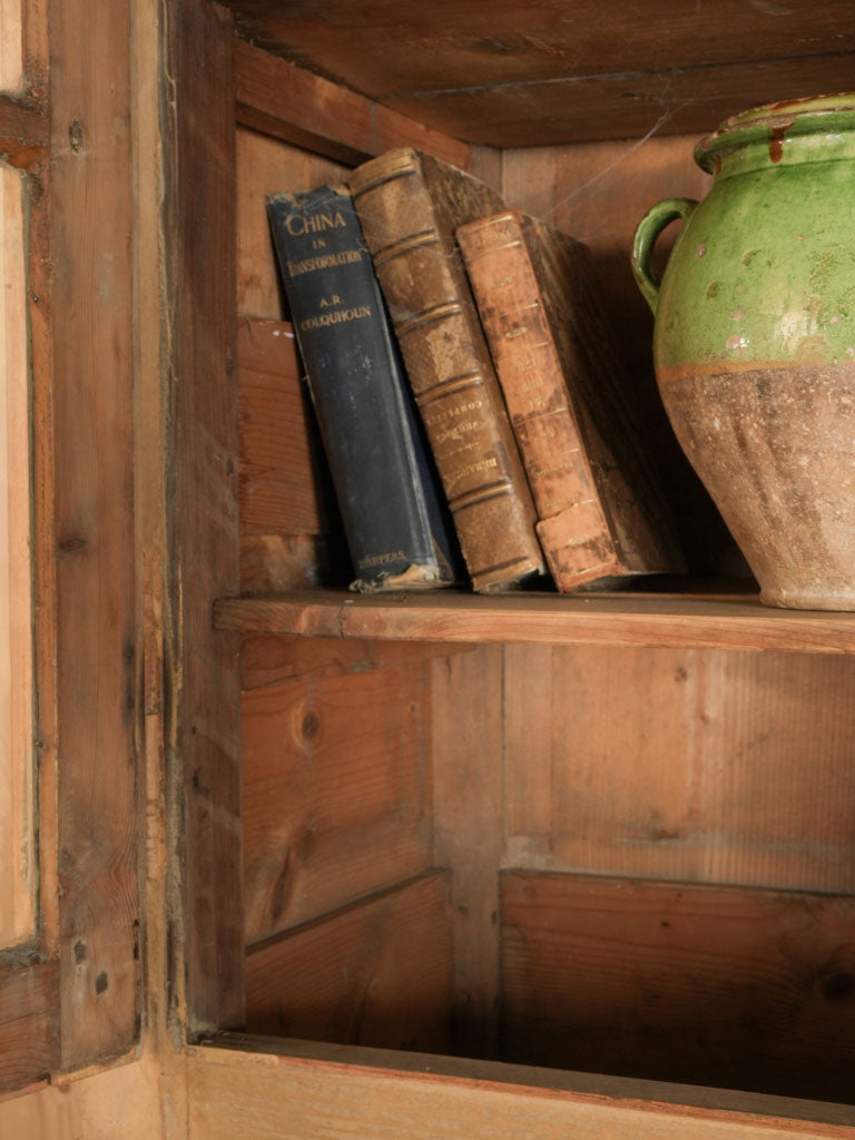 Charming mountain pine vitrine