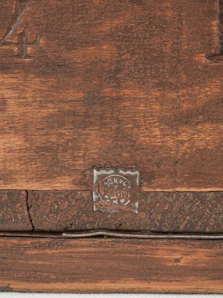 Magnificent, aged rare champagne wooden case