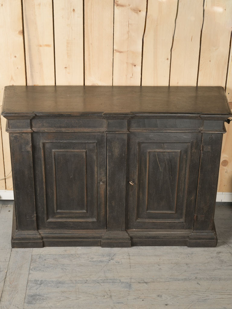 Vintage Italian black-painted buffets