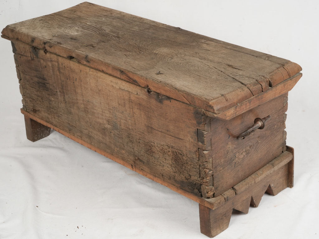 Charming Late 18th-Century Capitonnage-Lined Chest