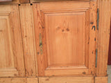 19th-Century French Pine Hutch Bookcase, 102¾" x 59¾"