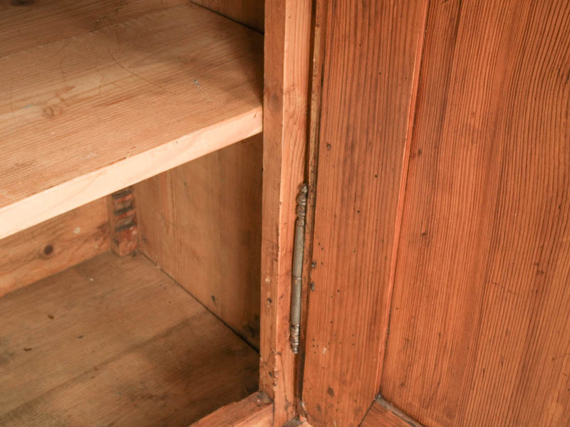 19th-Century French Pine Hutch Bookcase, 102¾" x 59¾"