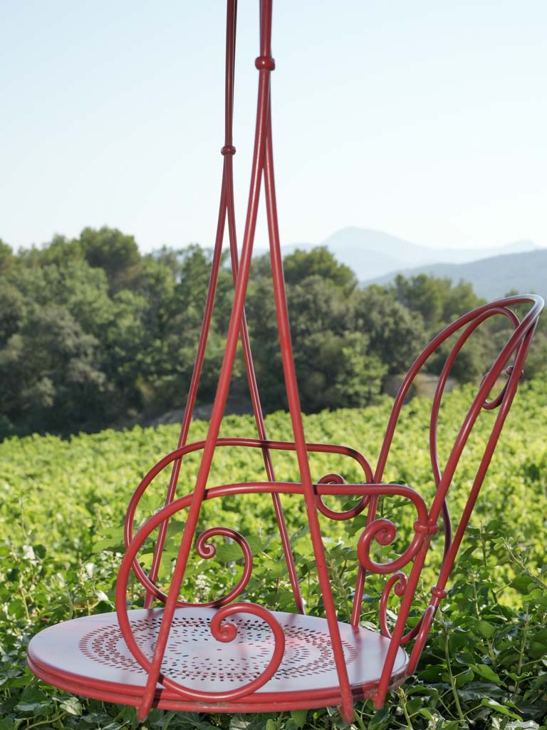 Aged Provence tree-mounted swings