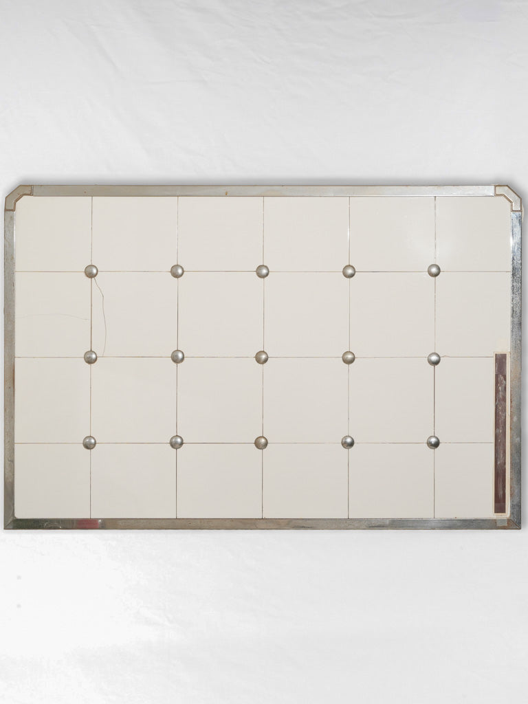 Vintage ceramic tile backsplash