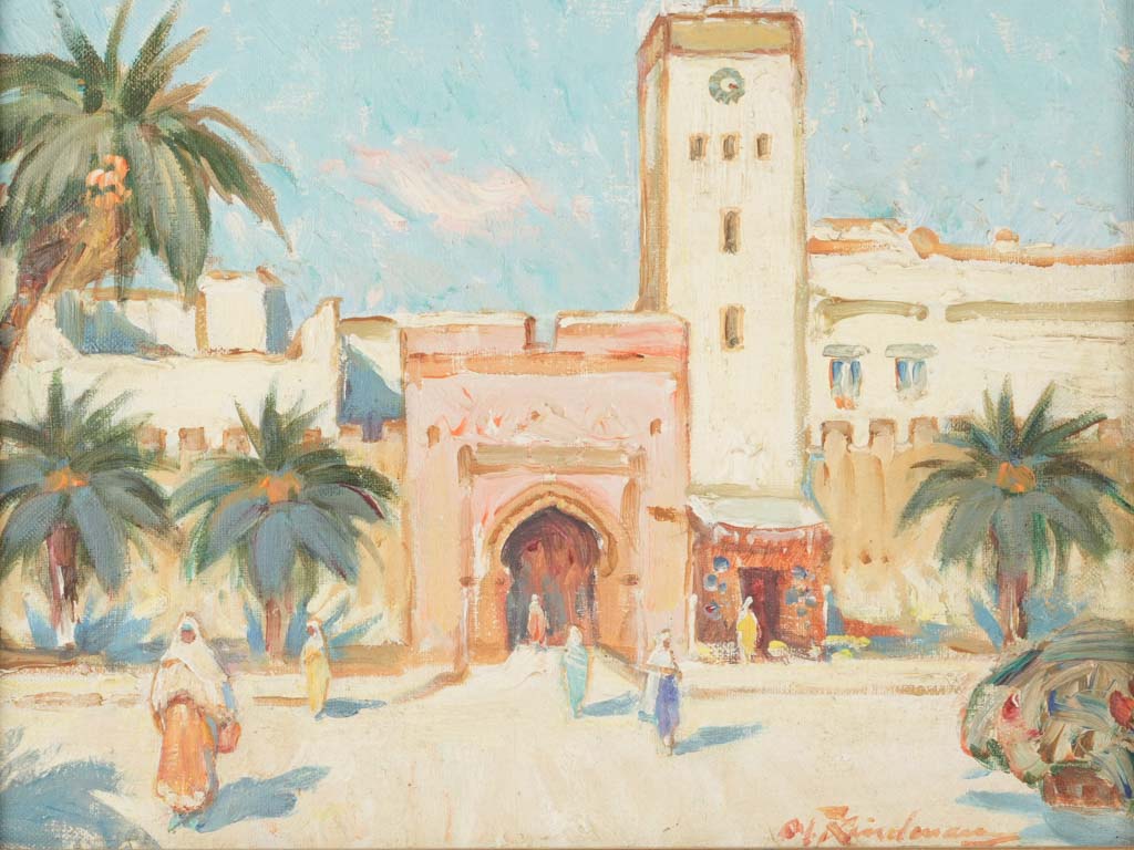 Sunlit canvas vibrant Essaouira landscape