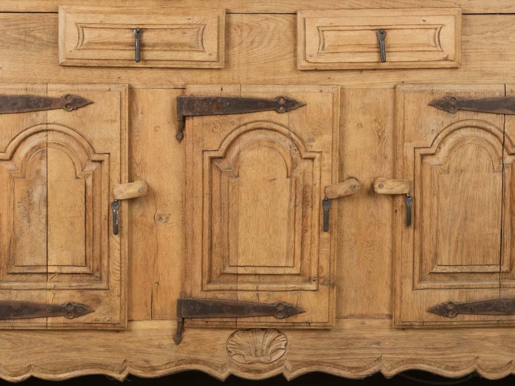 Elegant French Chestnut Wood Sideboard