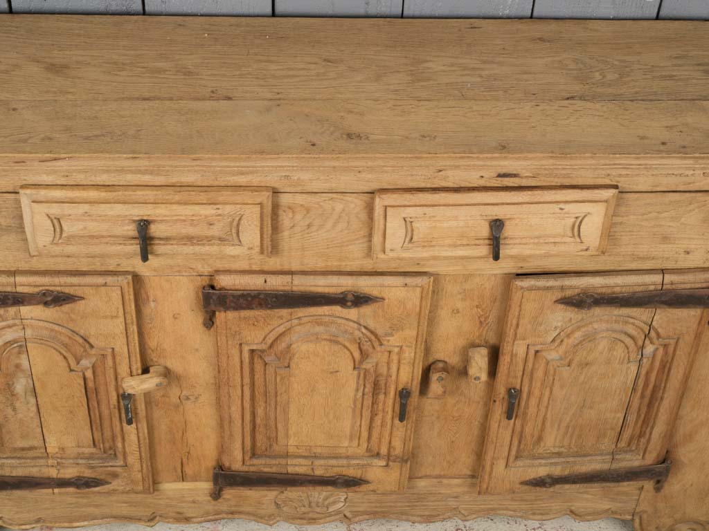 Distinctive Iron-Hardware French Chestnut Sideboard