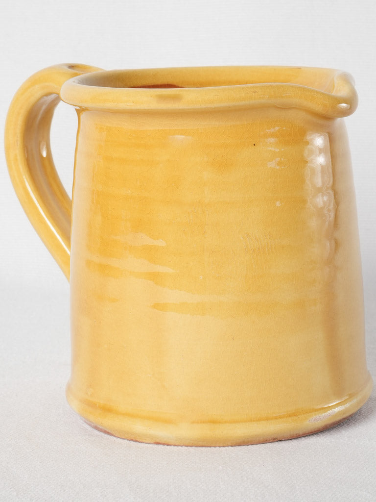 Ocher-glazed Ravel terracotta pitcher