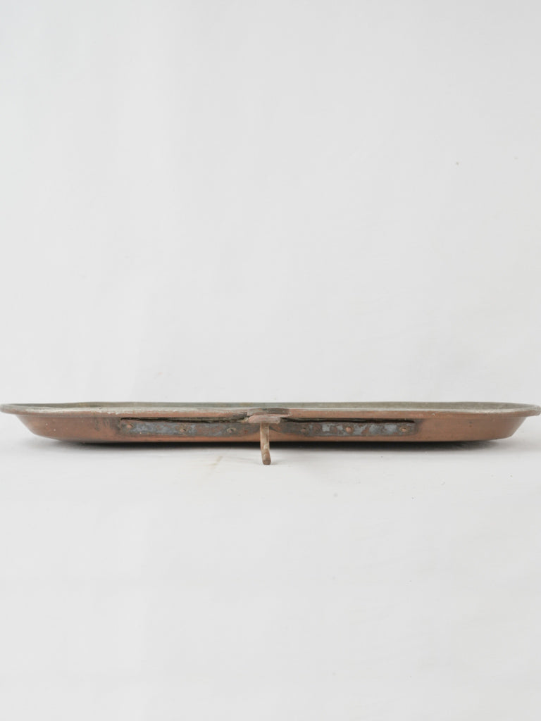 Elegant 19th-century copper chef's pan