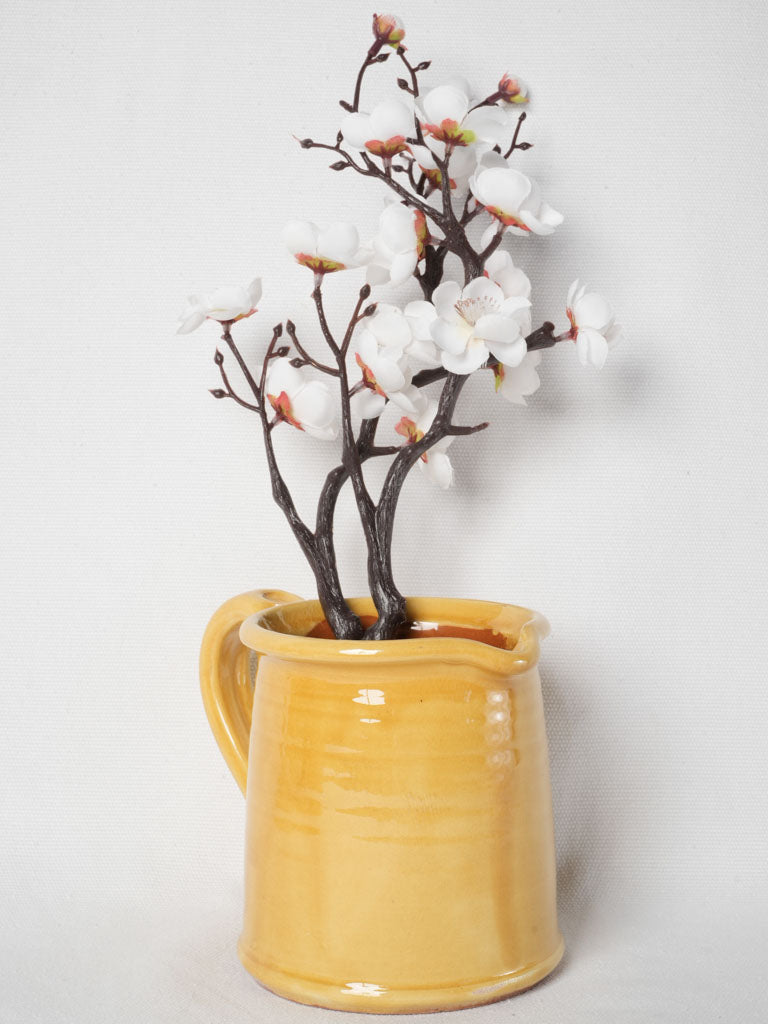 Vintage ocher Ravel terracotta pitcher