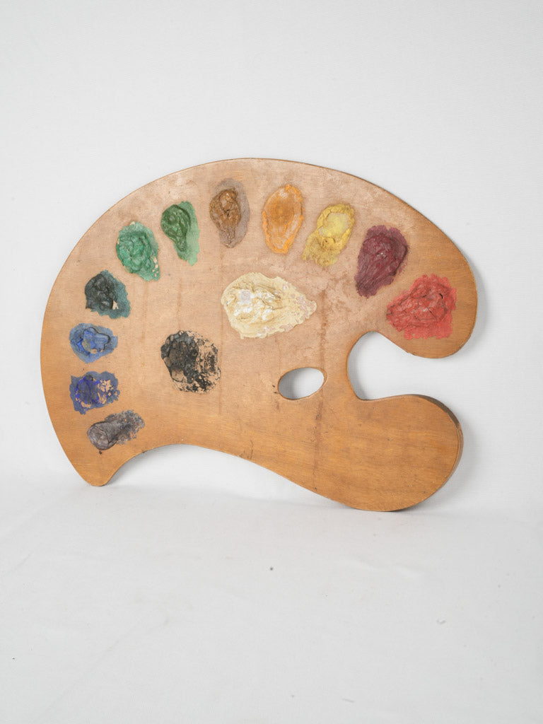 Antique 1950s vivid art palette