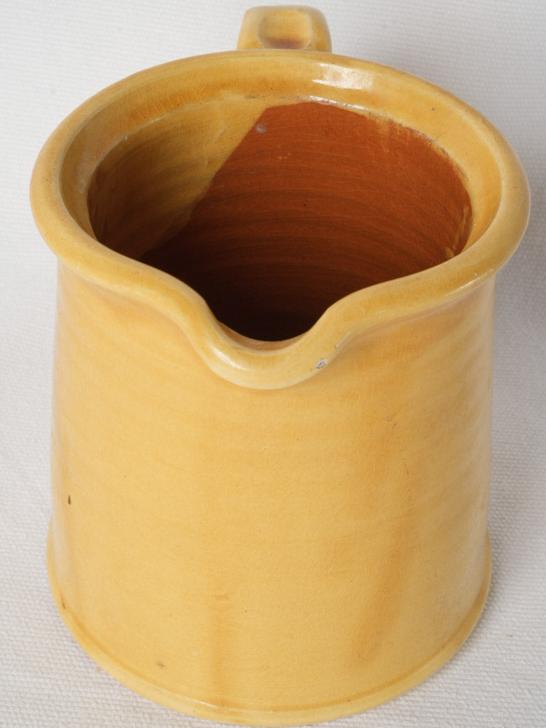 Classic Ravel ocher-glazed water jug