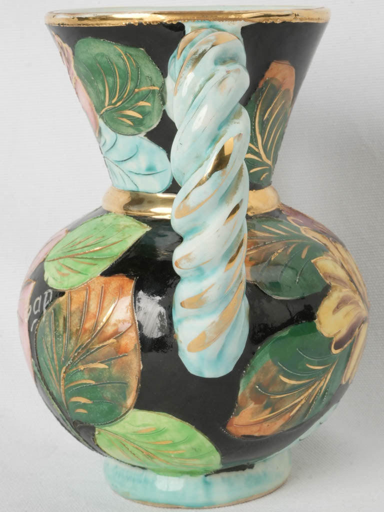 Artistic Vallauris pottery vase 1950